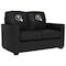 Dreamseat Silver Loveseat with Pittsburgh Steelers Helmet Logo XZ7759003LSCDBK-PSNFL21042 - alternate 1